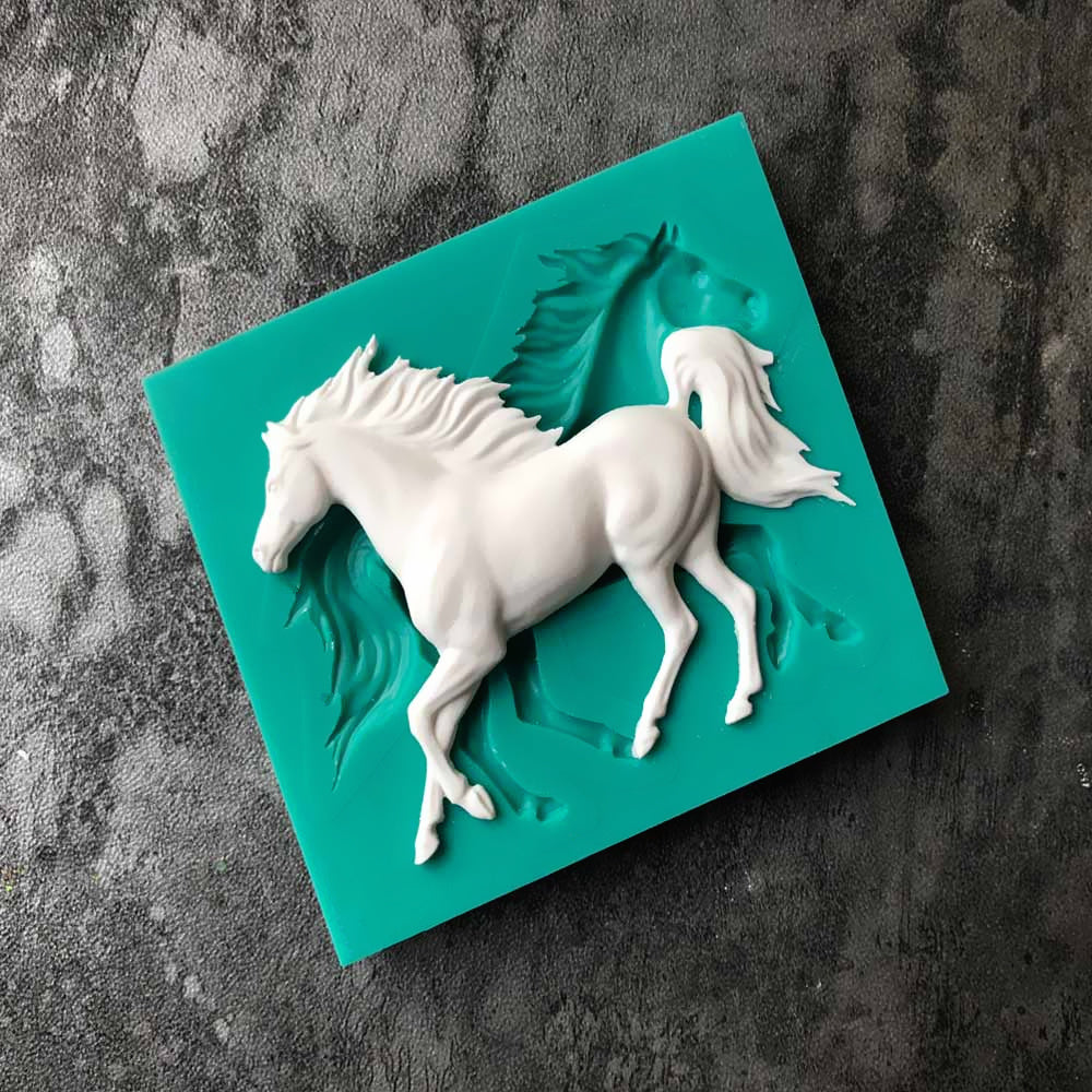 Pentium's Horse Liquid Silicone Fondant Mold