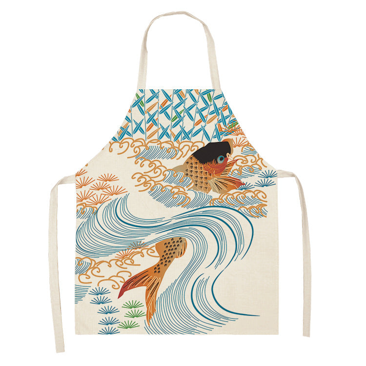 Marine animal series apron