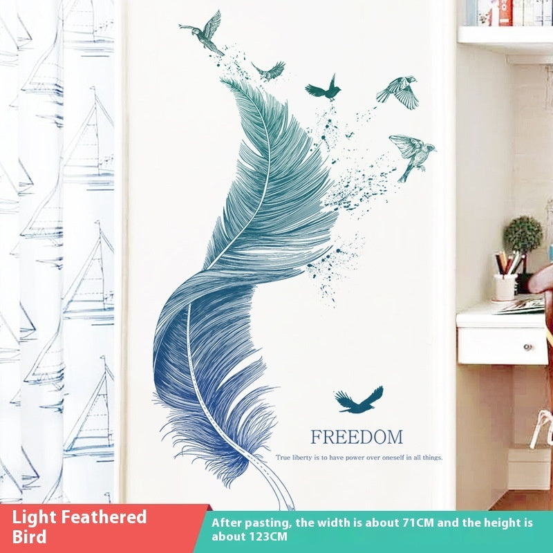 Door Sticker Self-adhesive Sticker Wall Sticker Decorative Painting Door Renovation