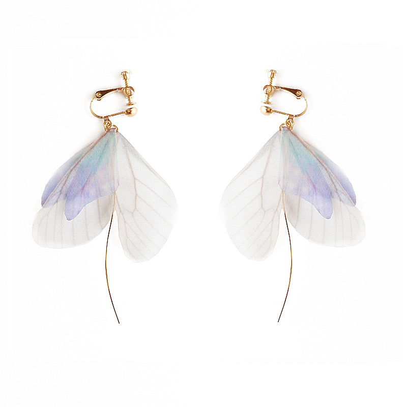 Cool breeze ear clip super fairy butterfly earring