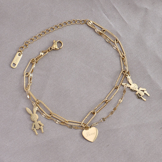 Love bunny bracelet
