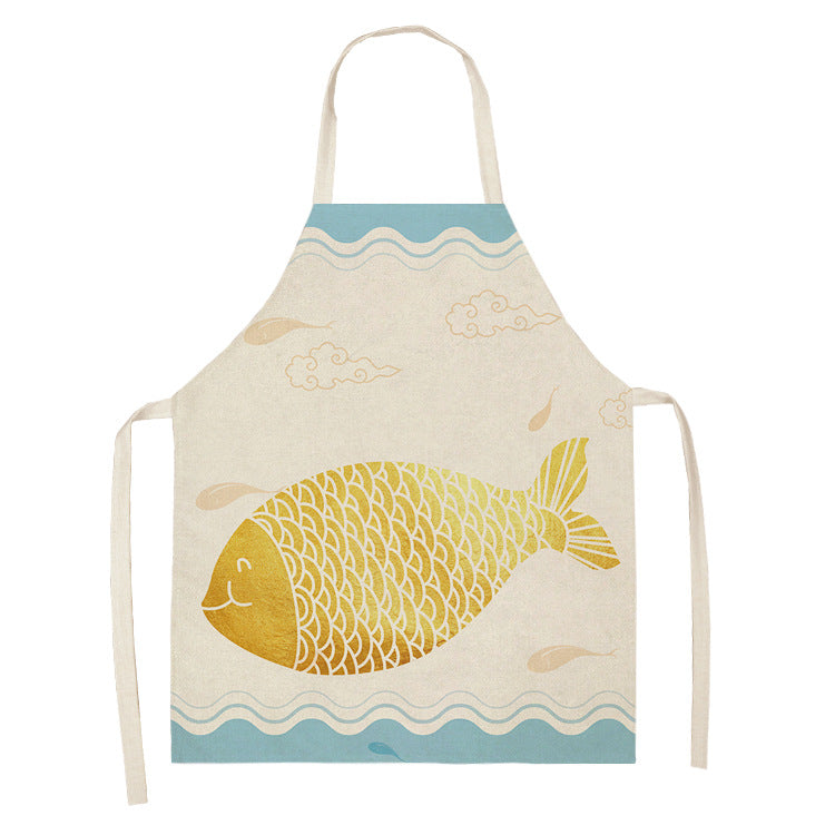 Marine animal series apron