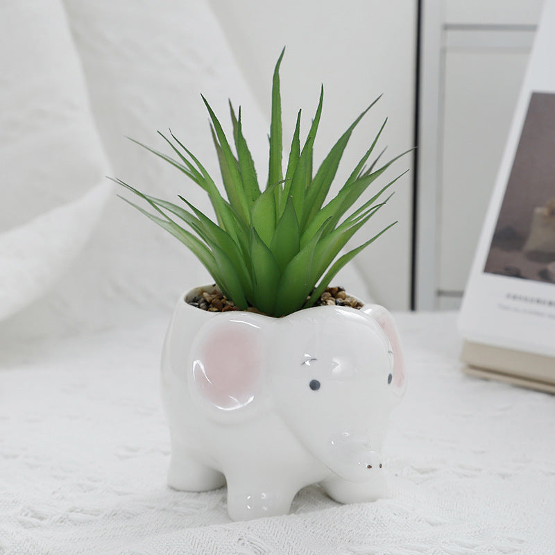 Animal Potted Handicraft Ornaments Flowerpot