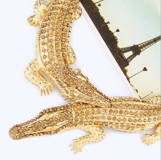 Exaggerated female necklace crystal clavicle chain nkn74 necklace