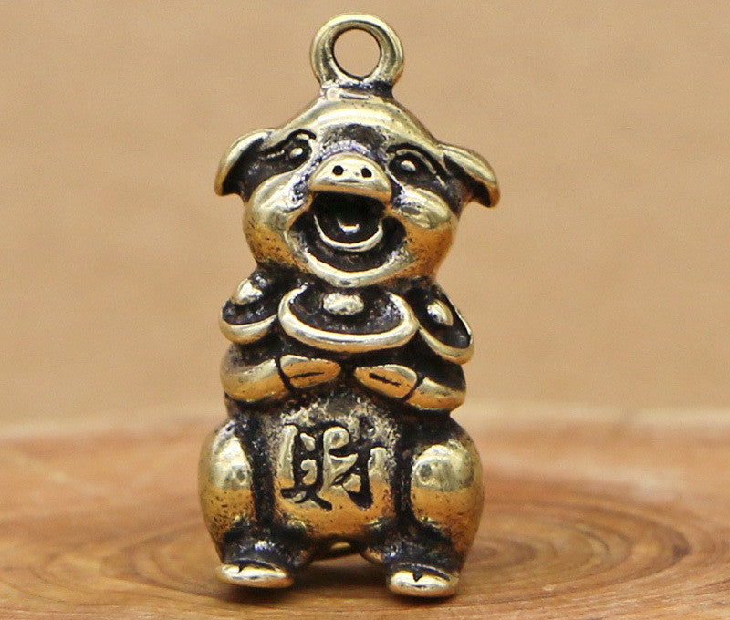 Zodiac Keychain Accessories Rat Ox Tiger Rabbit Dragon Snake Horse Sheep Monkey Rooster Dog Pig Birthday Gift Christmas Gift