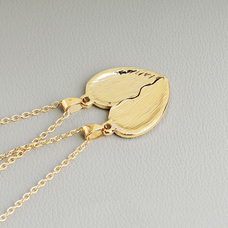 Panda Anchor Necklace With Diamond Pendant Necklace