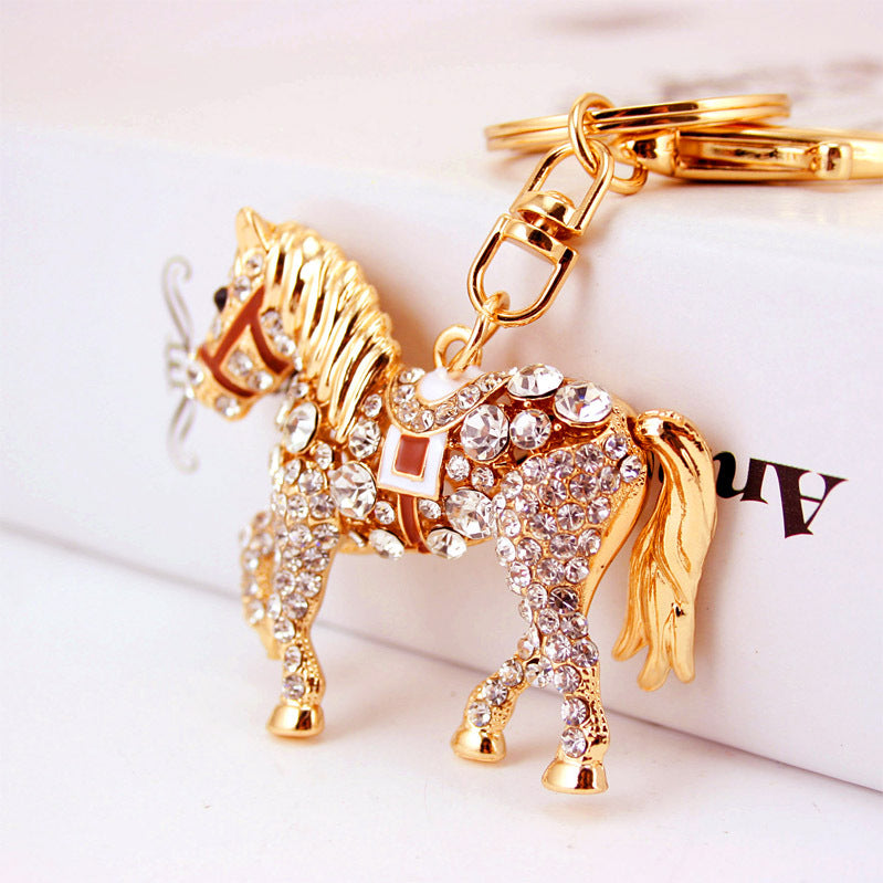 Horse Keychain Key Chain Fashion Accessories Metal Pendant Keyring