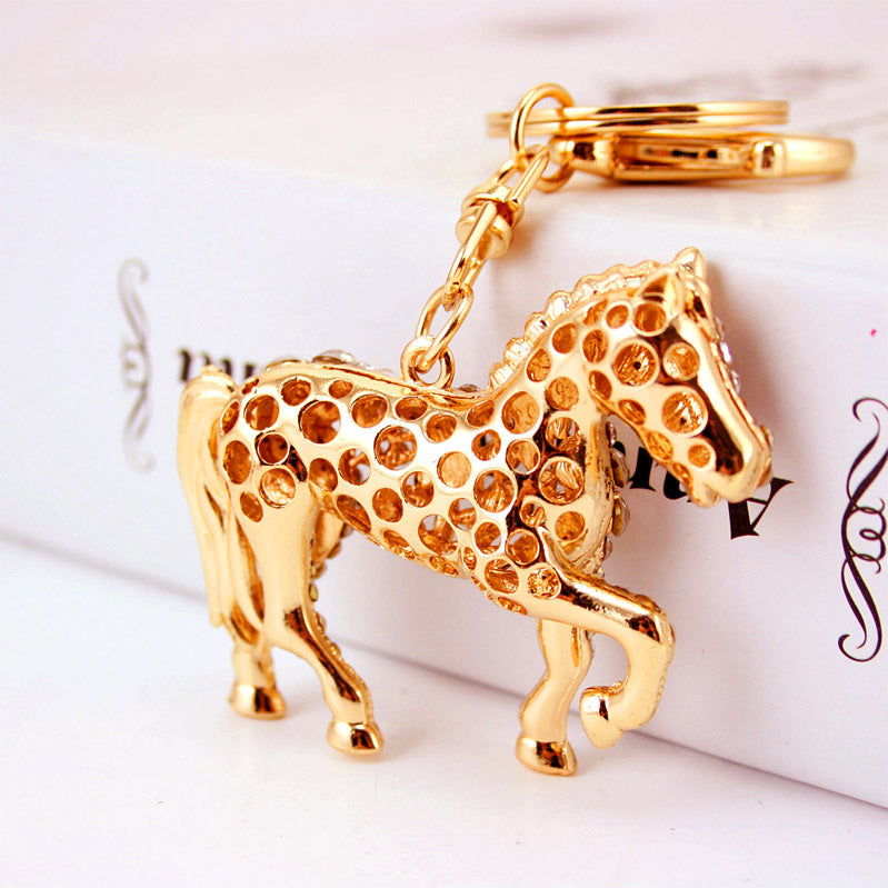Horse Keychain Key Chain Fashion Accessories Metal Pendant Keyring