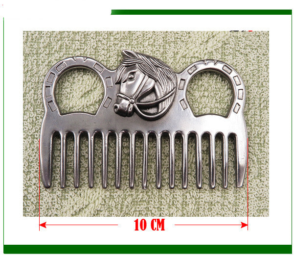 Metal Horse Comb, Pet Comb, Brush. Surface Polishing