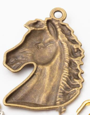 Diy Jewelry Accessories Retro Alloy Horse Head Pendant Pendant