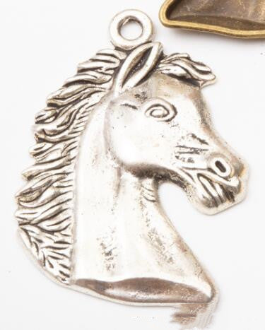 Diy Jewelry Accessories Retro Alloy Horse Head Pendant Pendant