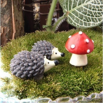 Micro Landscape Decoration Set Eco Bottle Accessories Succulent Decoration Mini Cute Animal Three-Piece Jewelry Decoration