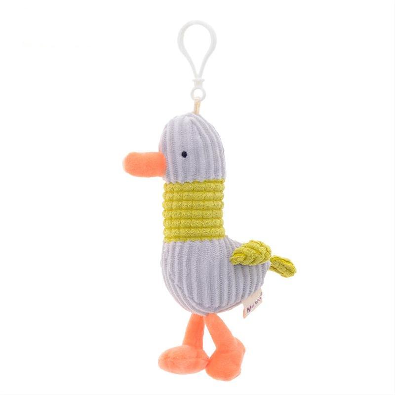 Plush Keychain Duck And Bear Backpack Pendant