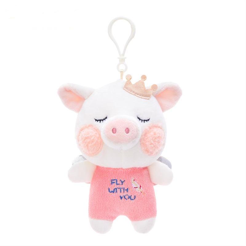 Plush Keychain Duck And Bear Backpack Pendant