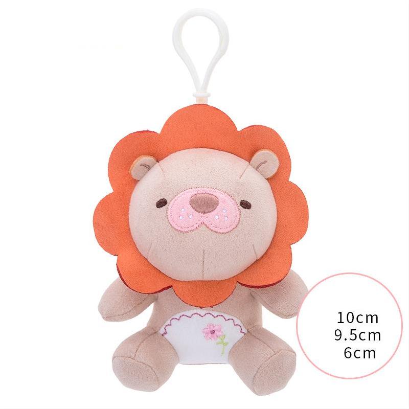 Plush Keychain Duck And Bear Backpack Pendant