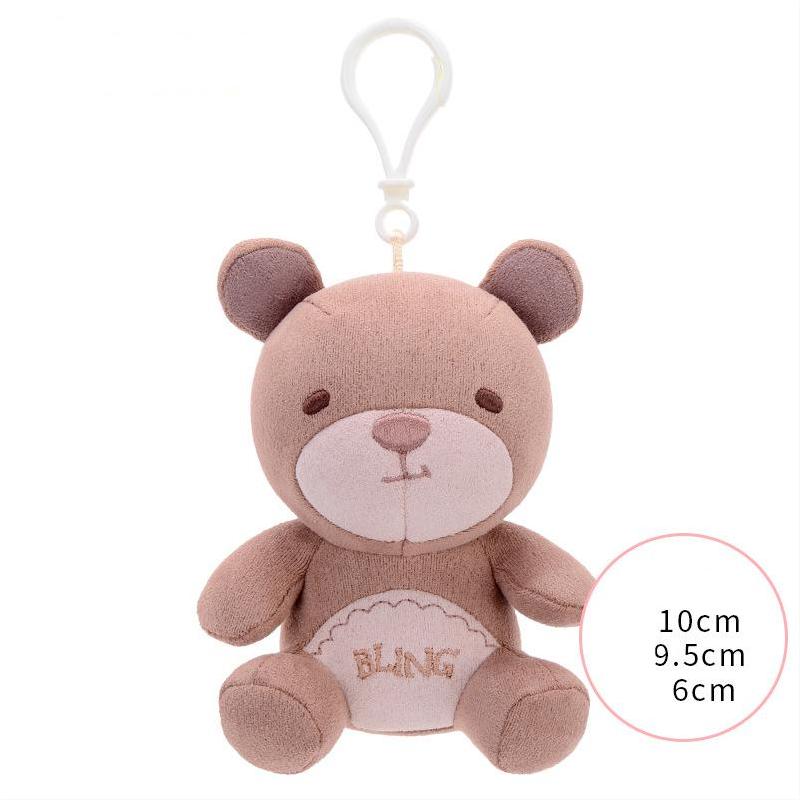Plush Keychain Duck And Bear Backpack Pendant
