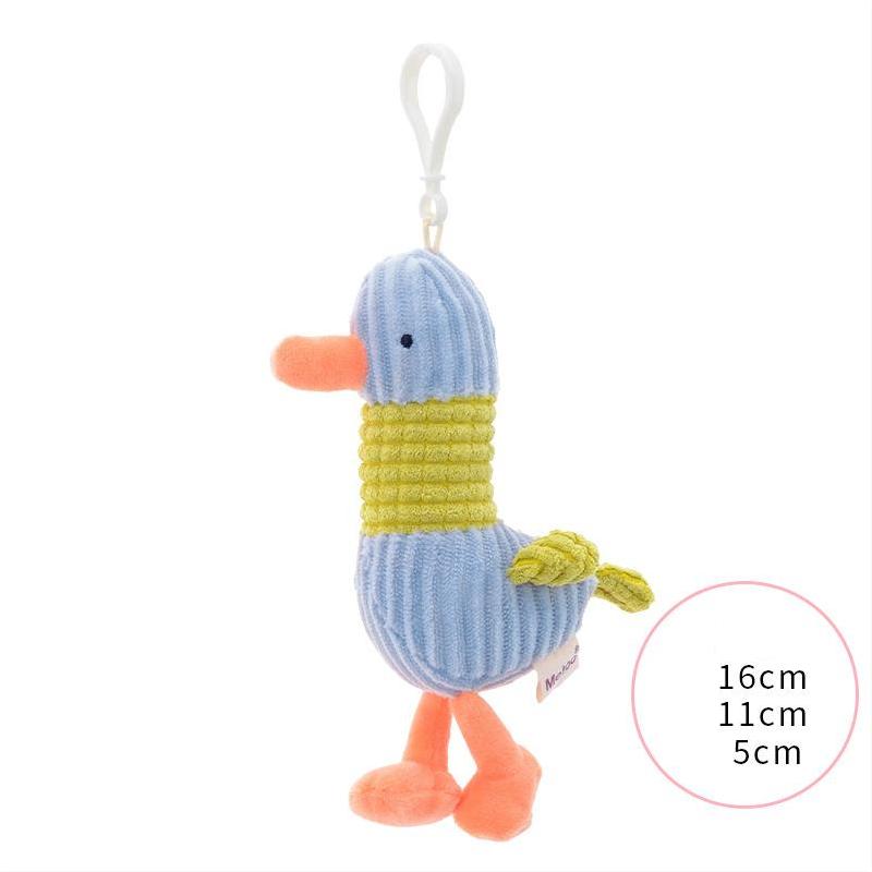 Plush Keychain Duck And Bear Backpack Pendant
