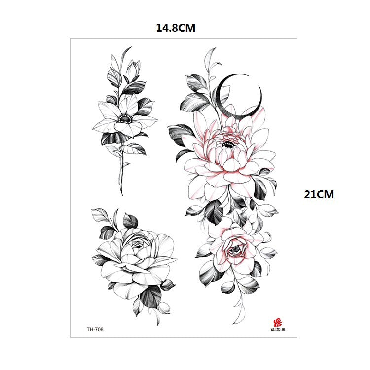 Waterproof Temporary Tattoo Sticker Old School Fox Spell Flash Tattoos Cat Eyes Skull Body Art Arm Fake Tatoo Women Men