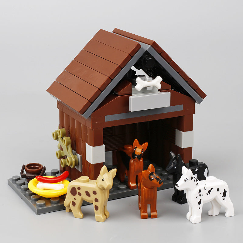 Cute Animal Dalmatian Pet Small Particle Building Blocks