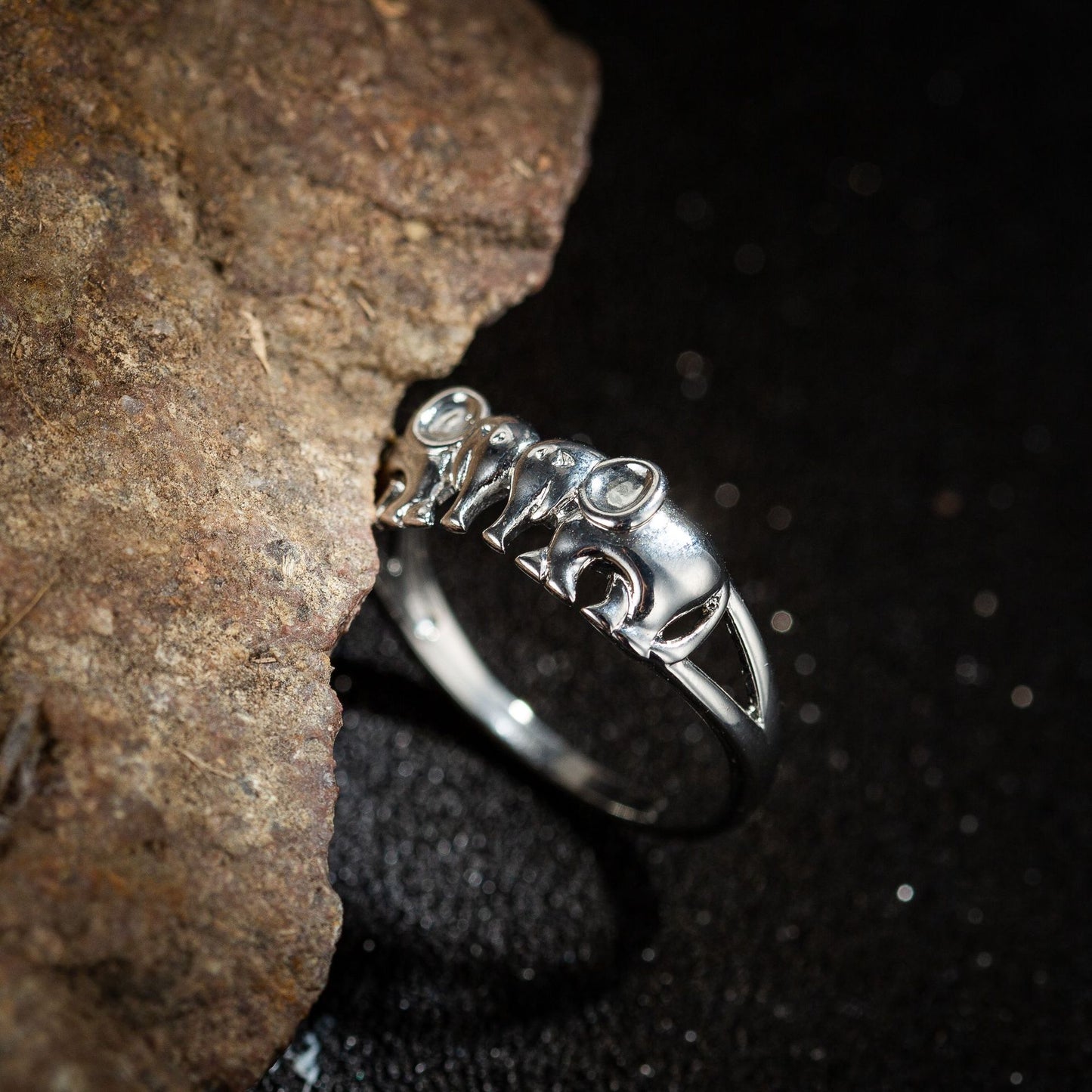 Fashion Cute Baby Elephant Animal Ladies Ring