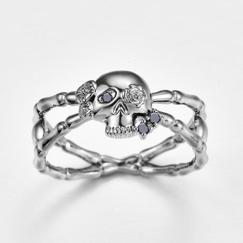 Retro Skull Ring Fashion Simple Jewelry