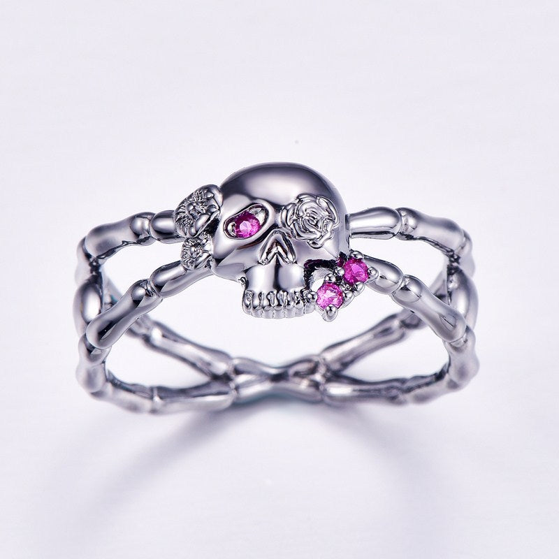 Retro Skull Ring Fashion Simple Jewelry