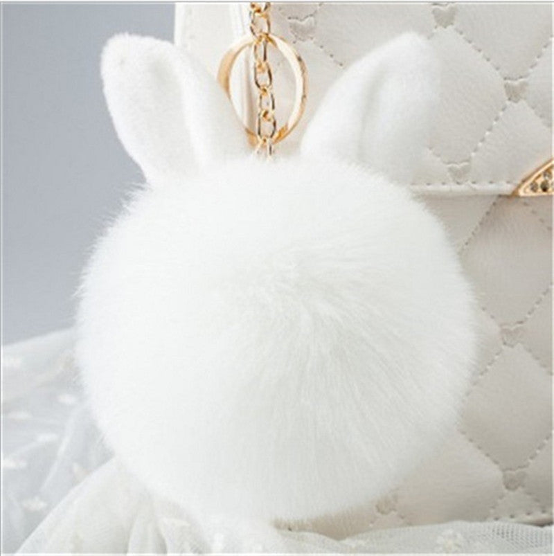 Fur Bag Pendant Plush Keychain
