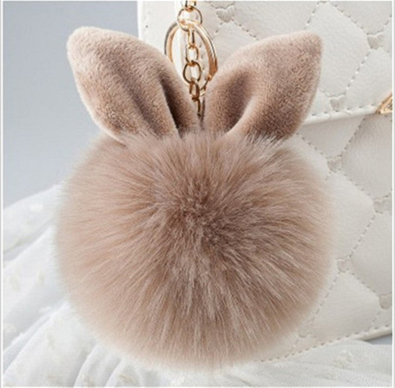 Fur Bag Pendant Plush Keychain