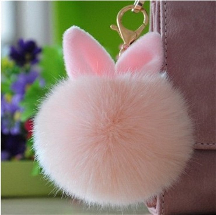Fur Bag Pendant Plush Keychain