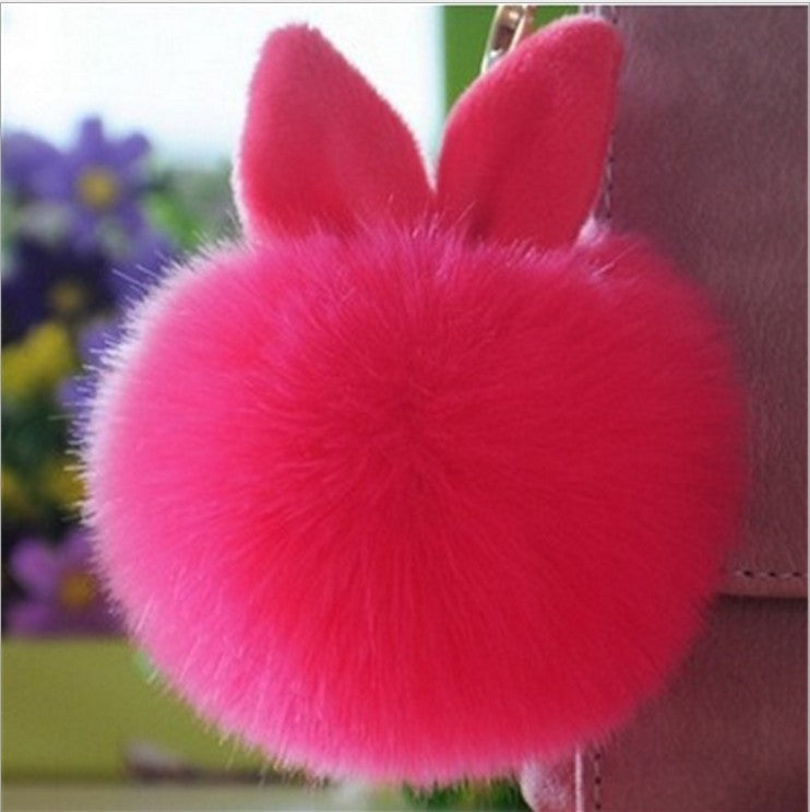 Fur Bag Pendant Plush Keychain