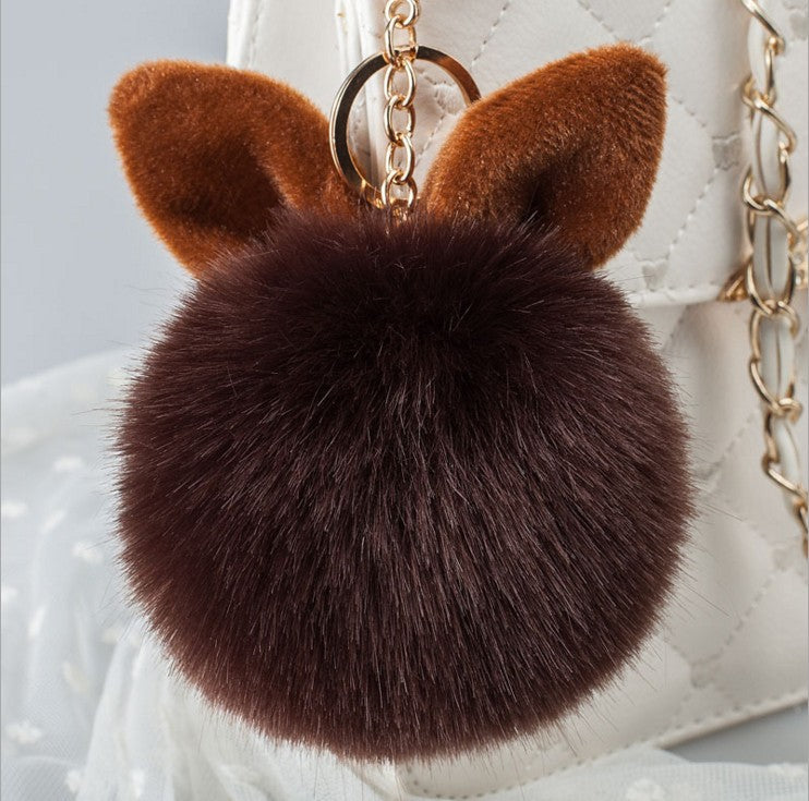 Fur Bag Pendant Plush Keychain