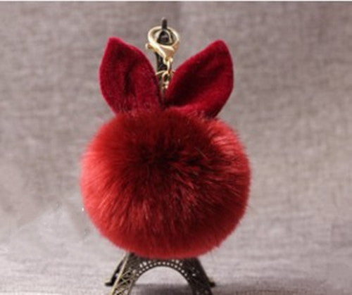 Fur Bag Pendant Plush Keychain