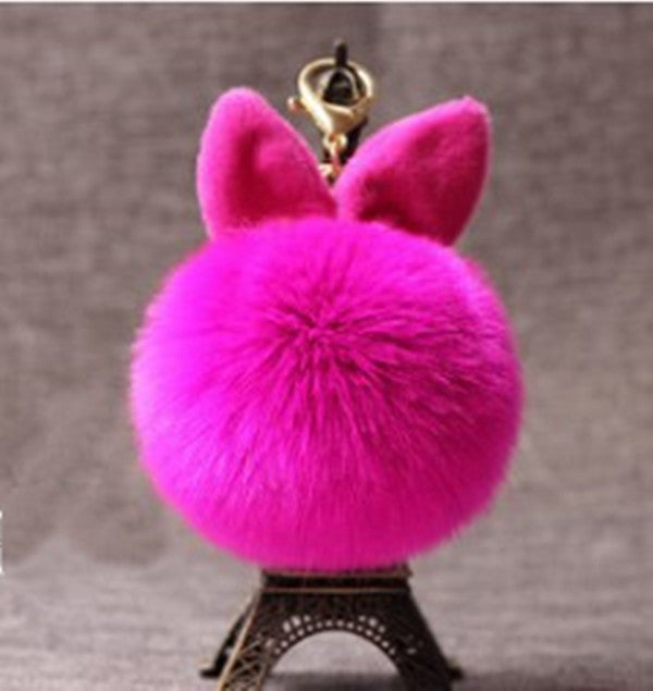 Fur Bag Pendant Plush Keychain