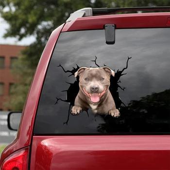 Cross-Border Foreign Trade Animal Wall Sticker Puppy Sticker Creative Hole Car Window Static Sticker