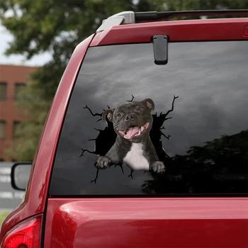 Cross-Border Foreign Trade Animal Wall Sticker Puppy Sticker Creative Hole Car Window Static Sticker