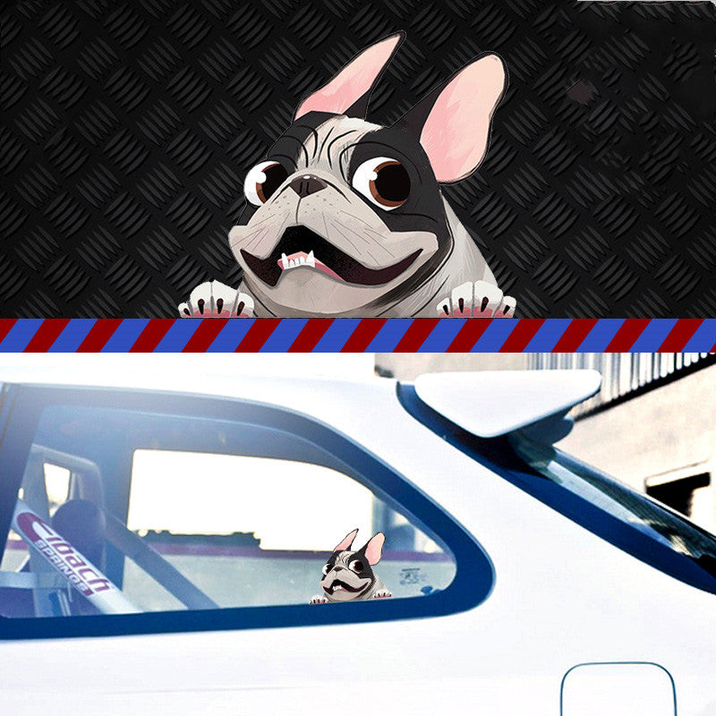 Dog Shar Pei Dachshund Pet Glass Sticker Car Scratch Cover Sticker