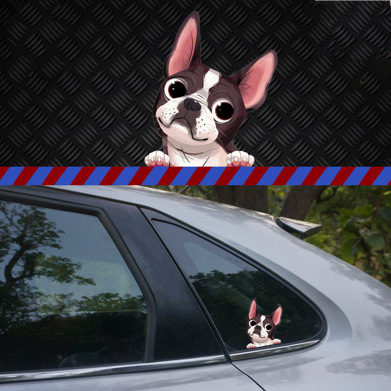 Dog Shar Pei Dachshund Pet Glass Sticker Car Scratch Cover Sticker