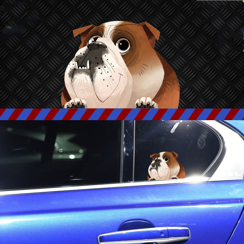 Dog Shar Pei Dachshund Pet Glass Sticker Car Scratch Cover Sticker