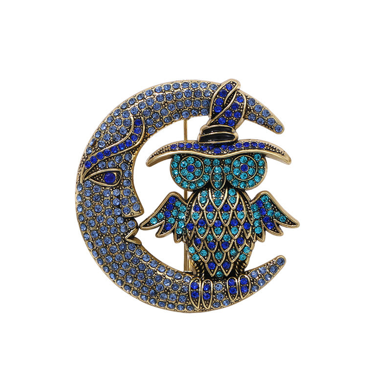 Heavy Industry Full Diamond Animal Pin Women's Accessories