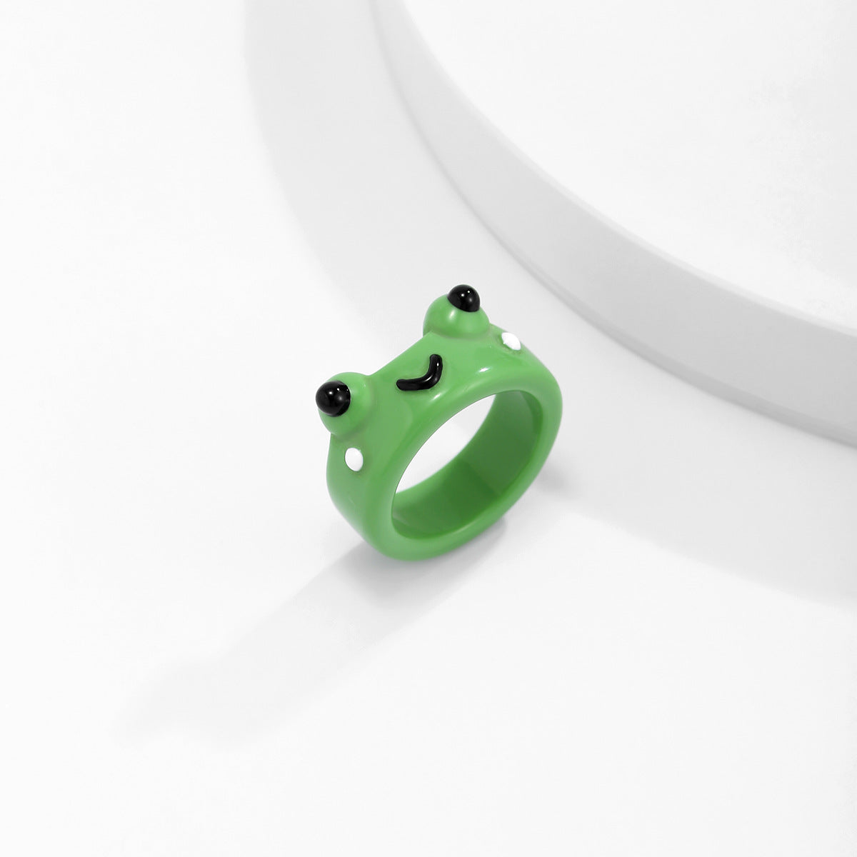 Three-dimensional Animal Color Resin Ring