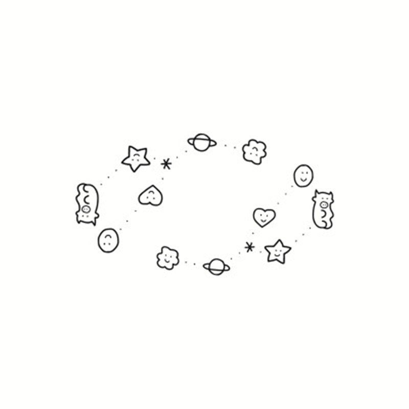 Girly heart cute sexy cartoon black cat sticker