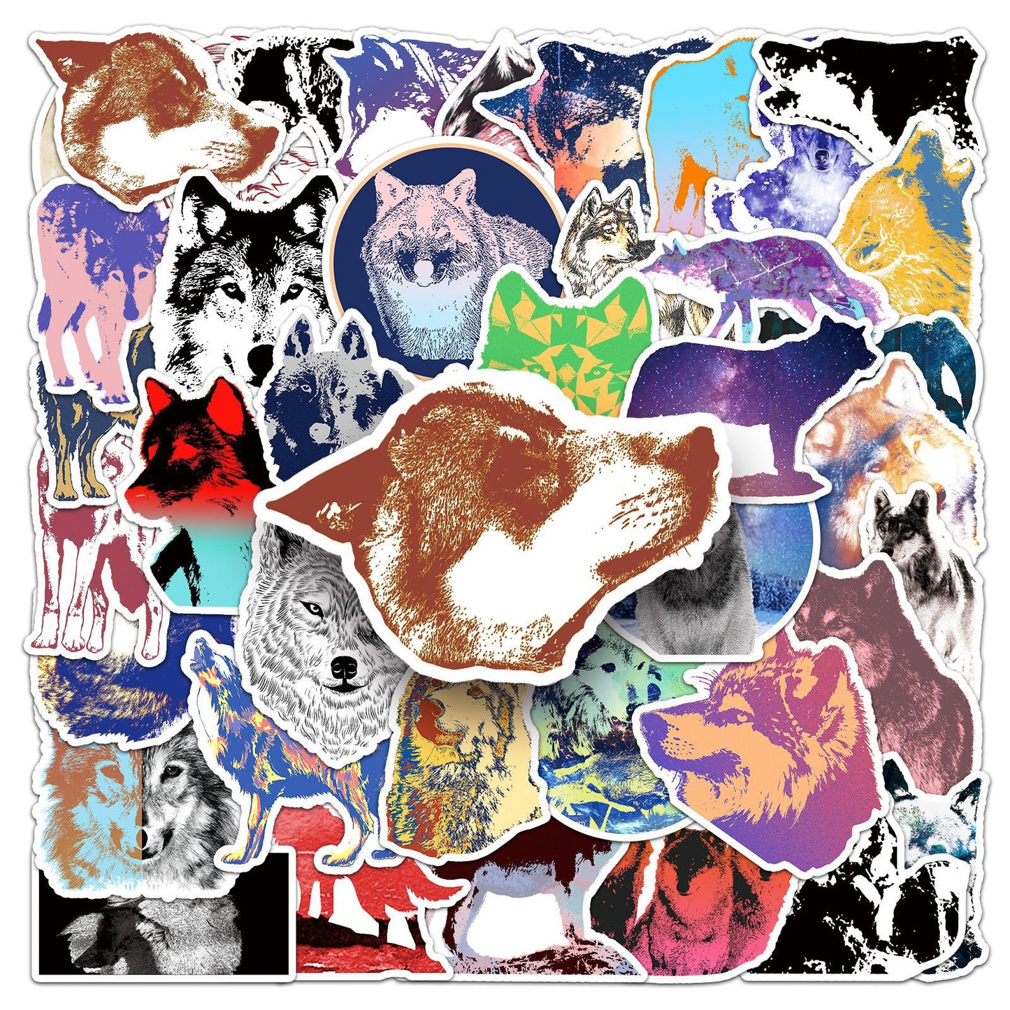 Animal DIY Skateboard Water Cup Luggage Sticker Waterproof