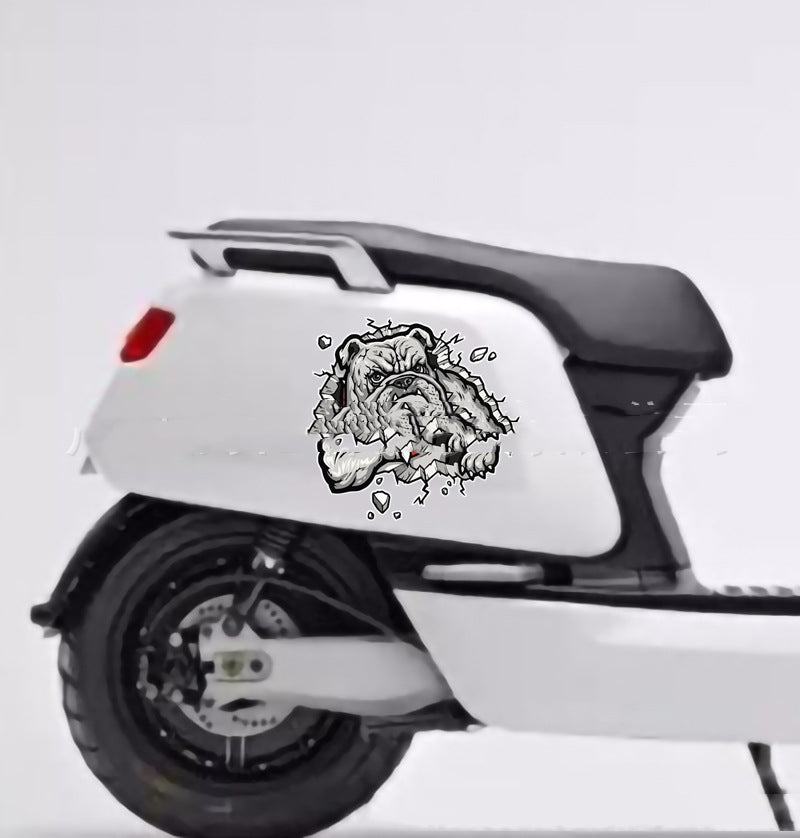 Quirky Ideas Motorcycle Decorative Sticker