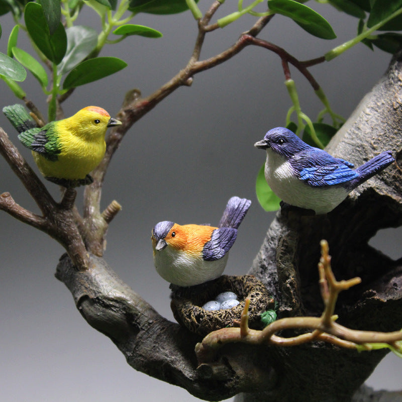 Cute Simulation Of Bird Nest Ornaments