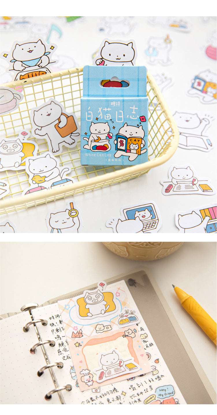 Stickers Cute Pet And Animal Love Fun Cat Sealing Paste Notebook DIY Decorative Stickers