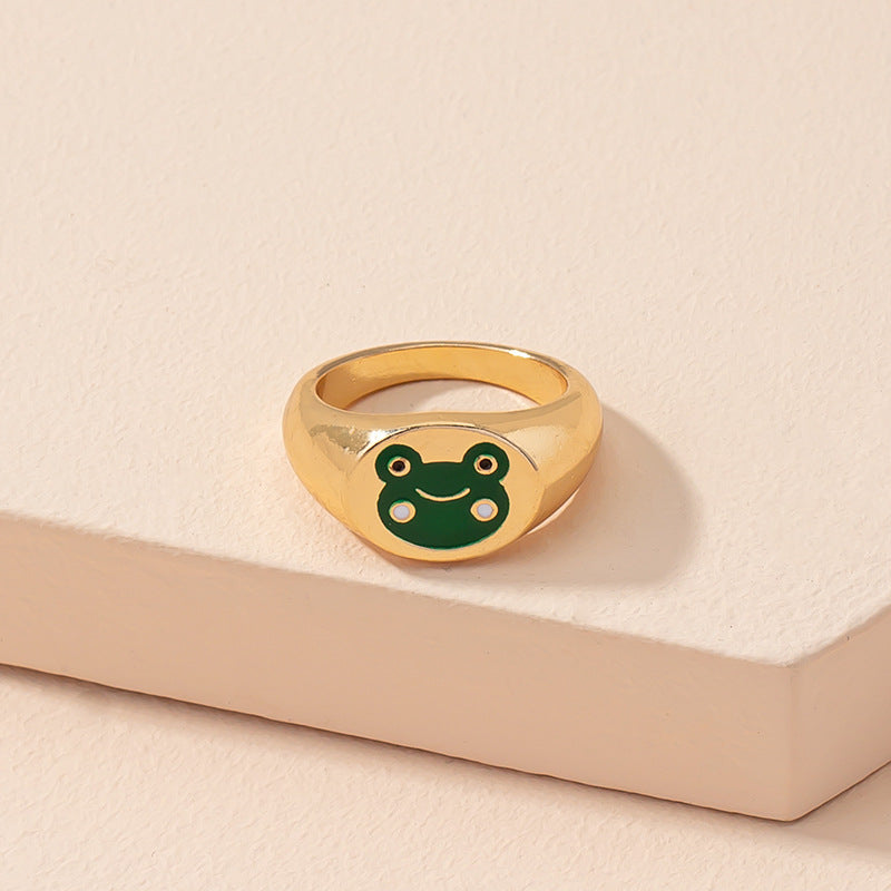 Hip Hop Wind Ring Cartoon Animal