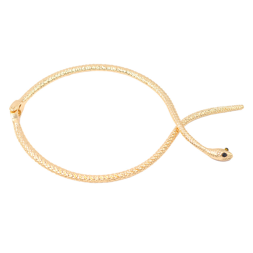 Alloy collar necklace personalized exaggerated snake necklace