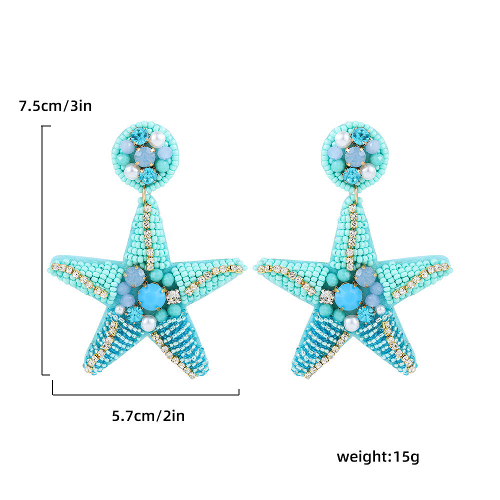 Fashion Marine Animal Color Simple Earrings