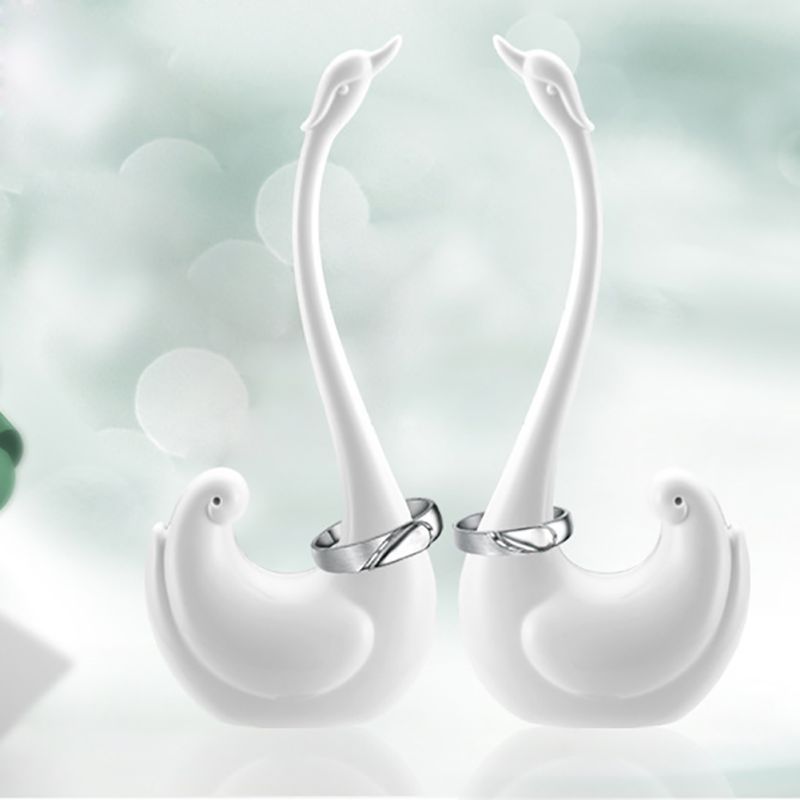 Elephant and Swan Shape Jewelry Stand Ring Holder for Jewelry Ring Stand Display Storage Organizer Rack