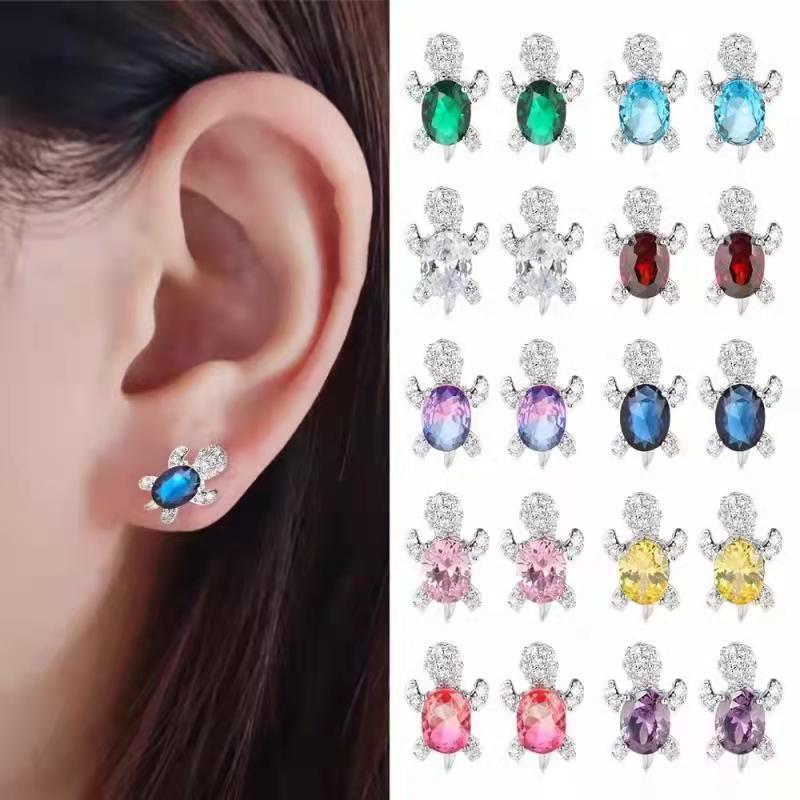 Cute Little Animal Niche Design Earrings Jewelry Stud Earrings